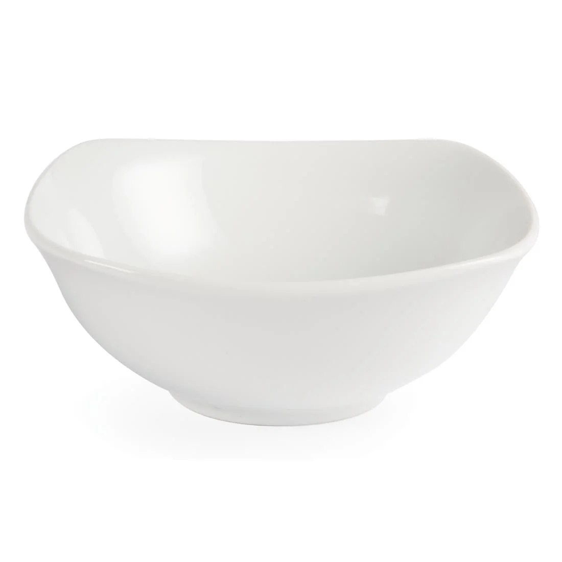 Olympia Whiteware Rounded Square Bowls 180mm - Image 3