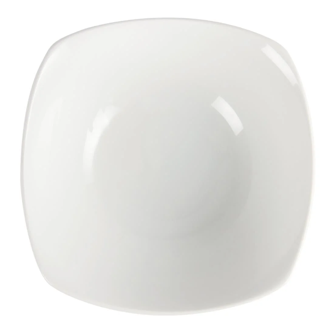 Olympia Whiteware Rounded Square Bowls 180mm - Image 4