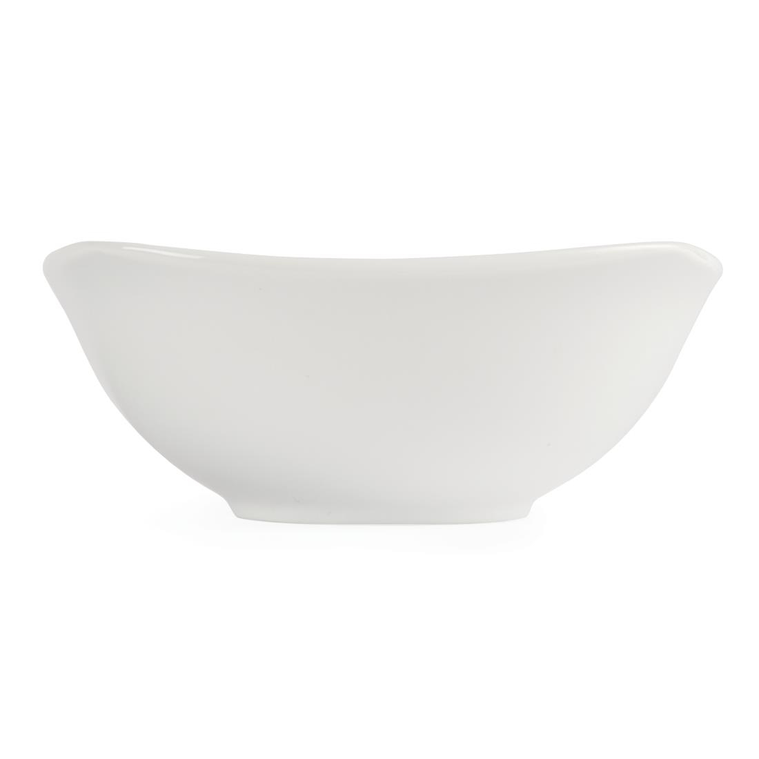 Olympia Whiteware Rounded Square Bowls 180mm