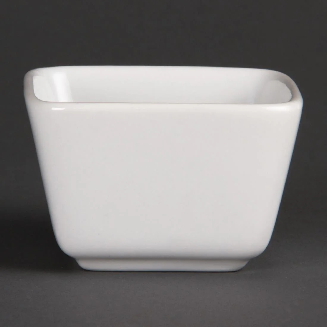 Olympia Whiteware Tall Square Mini Dishes 75mm