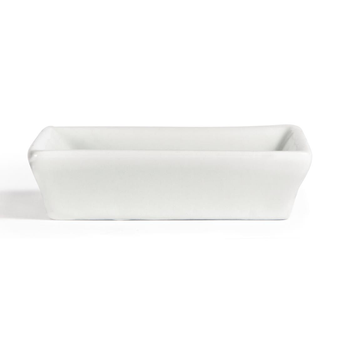 Olympia Flat Square Miniature Dishes 80mm