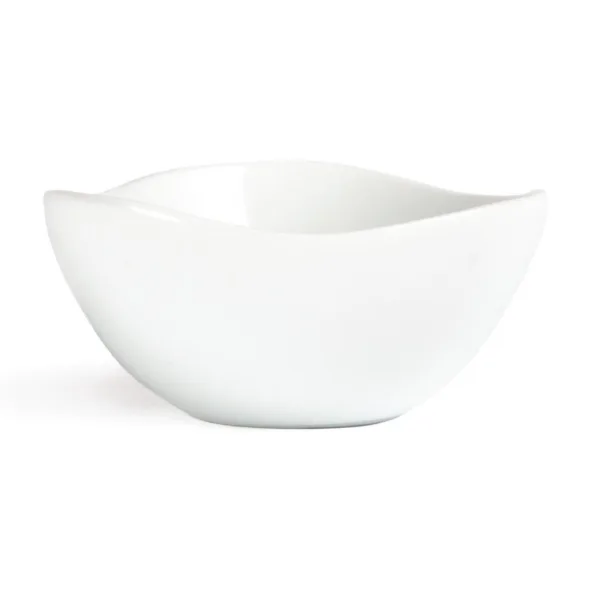 Olympia Whiteware Wavy Bowls 105mm