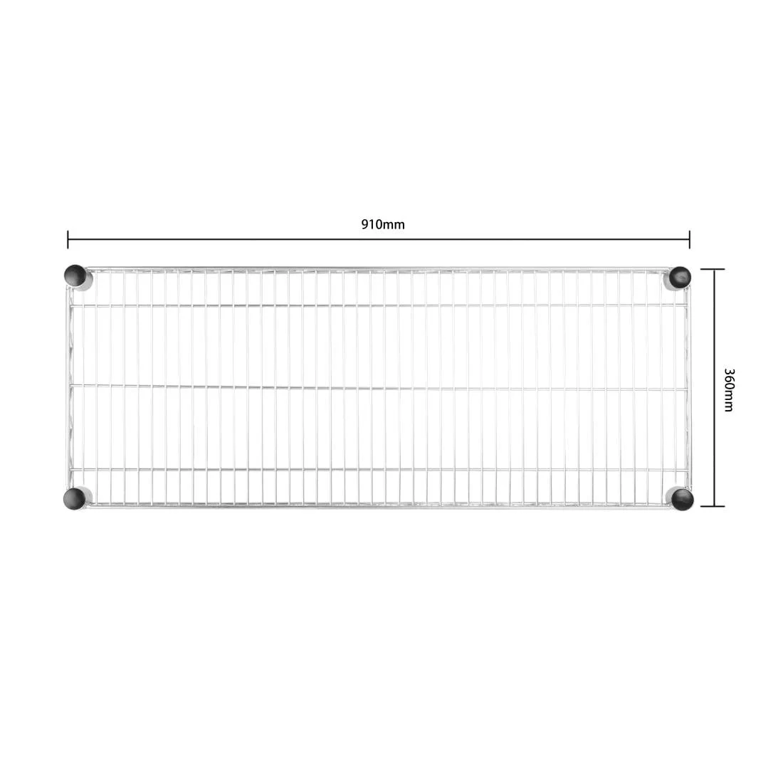 Vogue Steel Wire Wall Shelf 910mm - Image 5