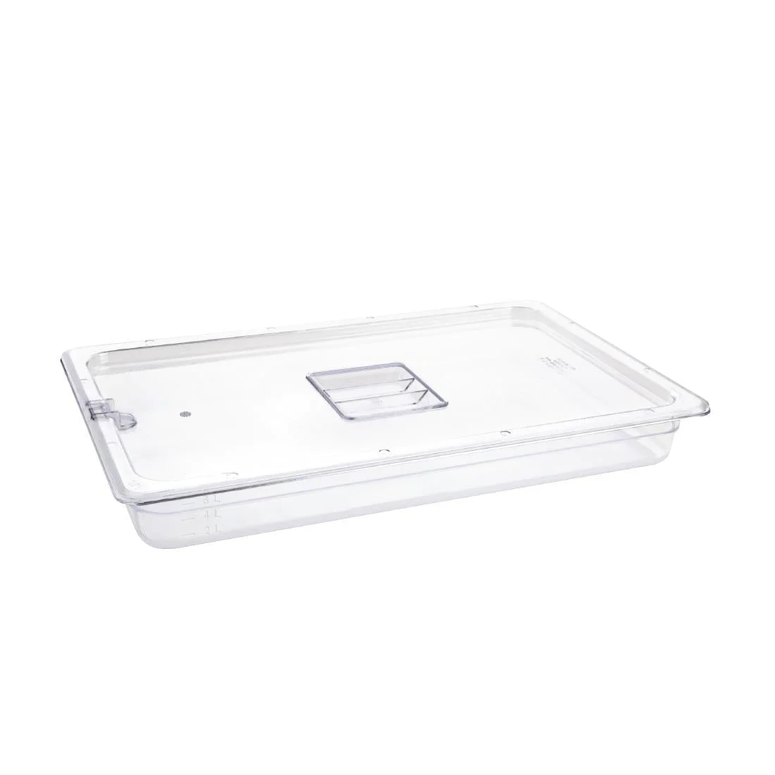 Vogue Polycarbonate 1/1 Gastronorm Container 65mm Clear - Image 4