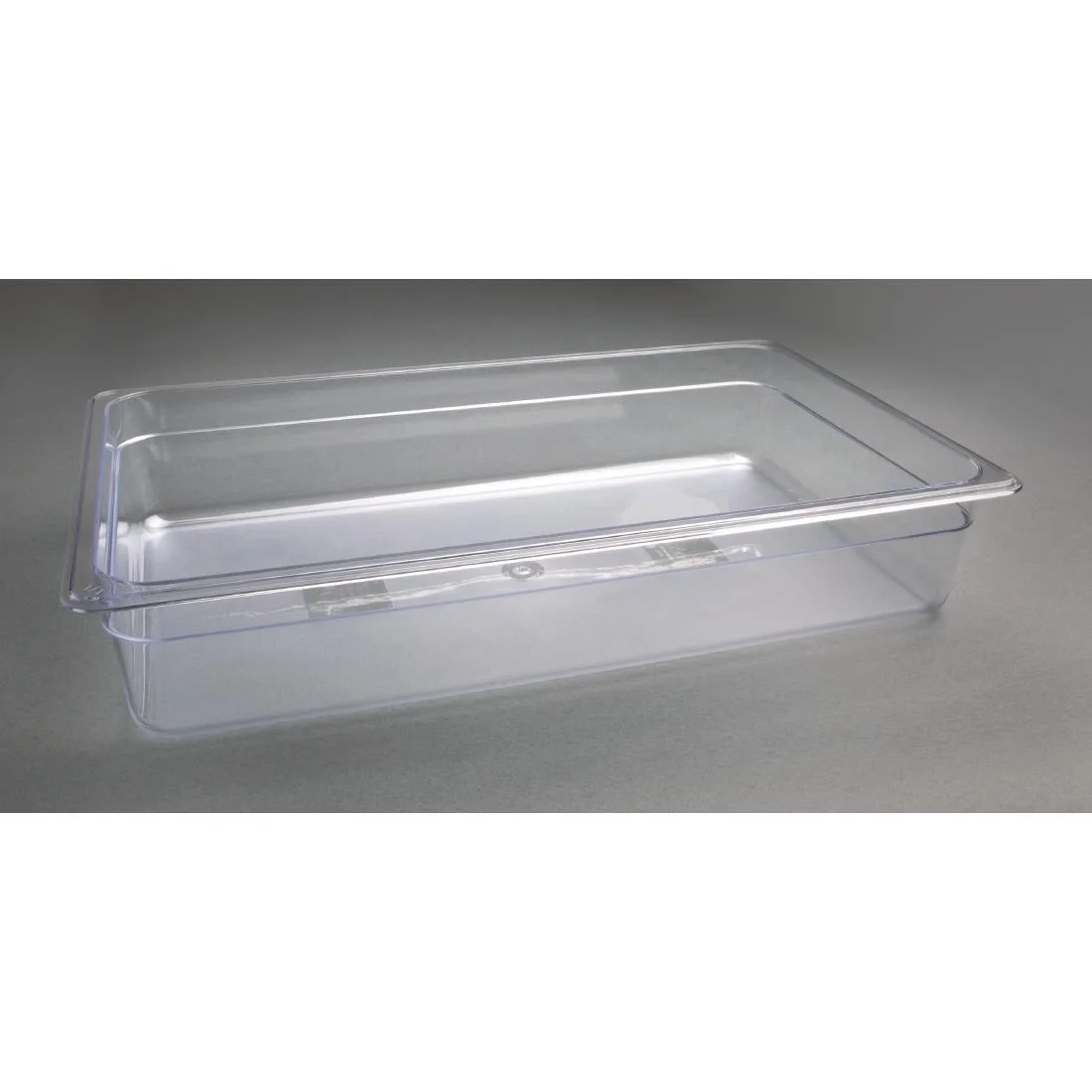Vogue Polycarbonate 1/1 Gastronorm Container 100mm Clear - Image 7