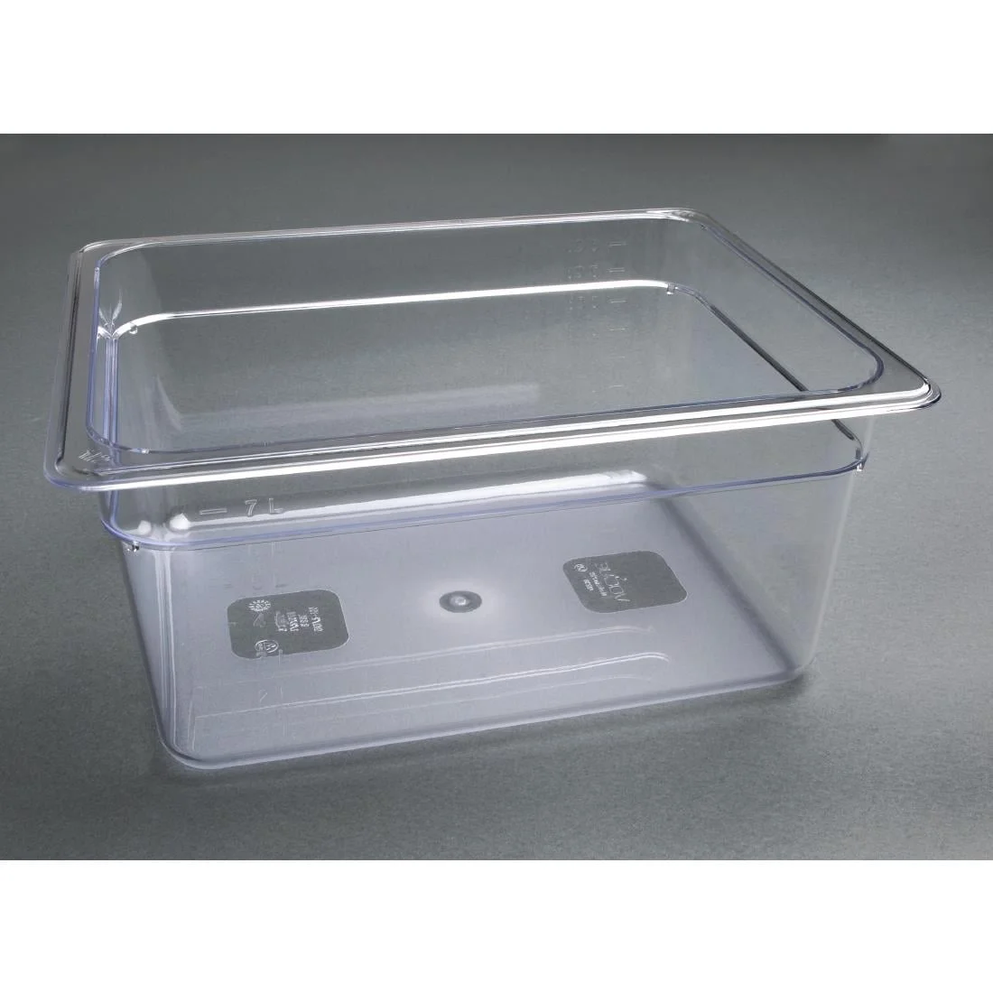 Vogue Polycarbonate 1/2 Gastronorm Container 150mm Clear - Image 7