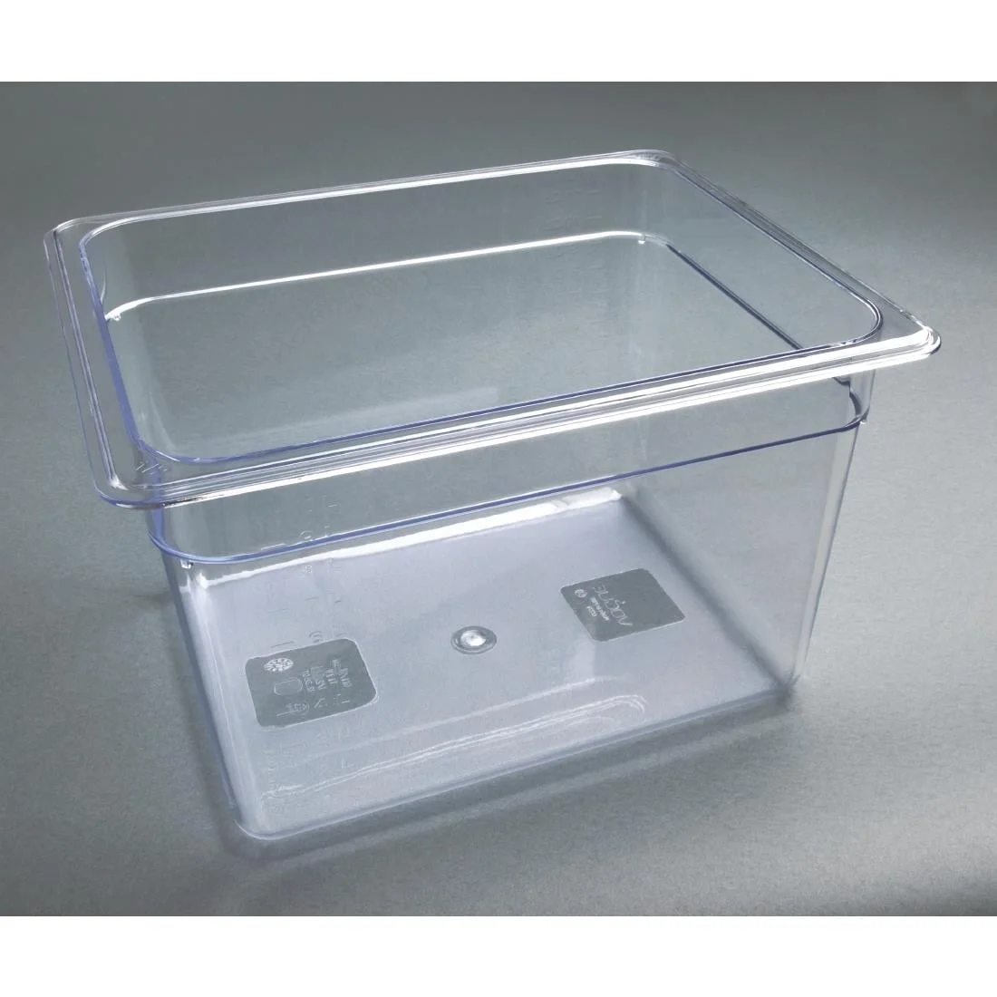 Vogue Polycarbonate 1/2 Gastronorm Container 200mm Clear - Image 7