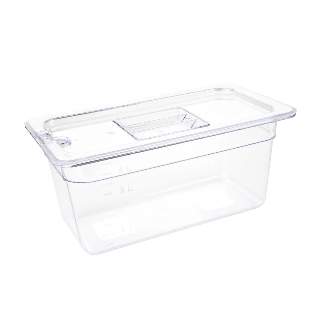 Vogue Polycarbonate 1/3 Gastronorm Container 150mm Clear - Image 4
