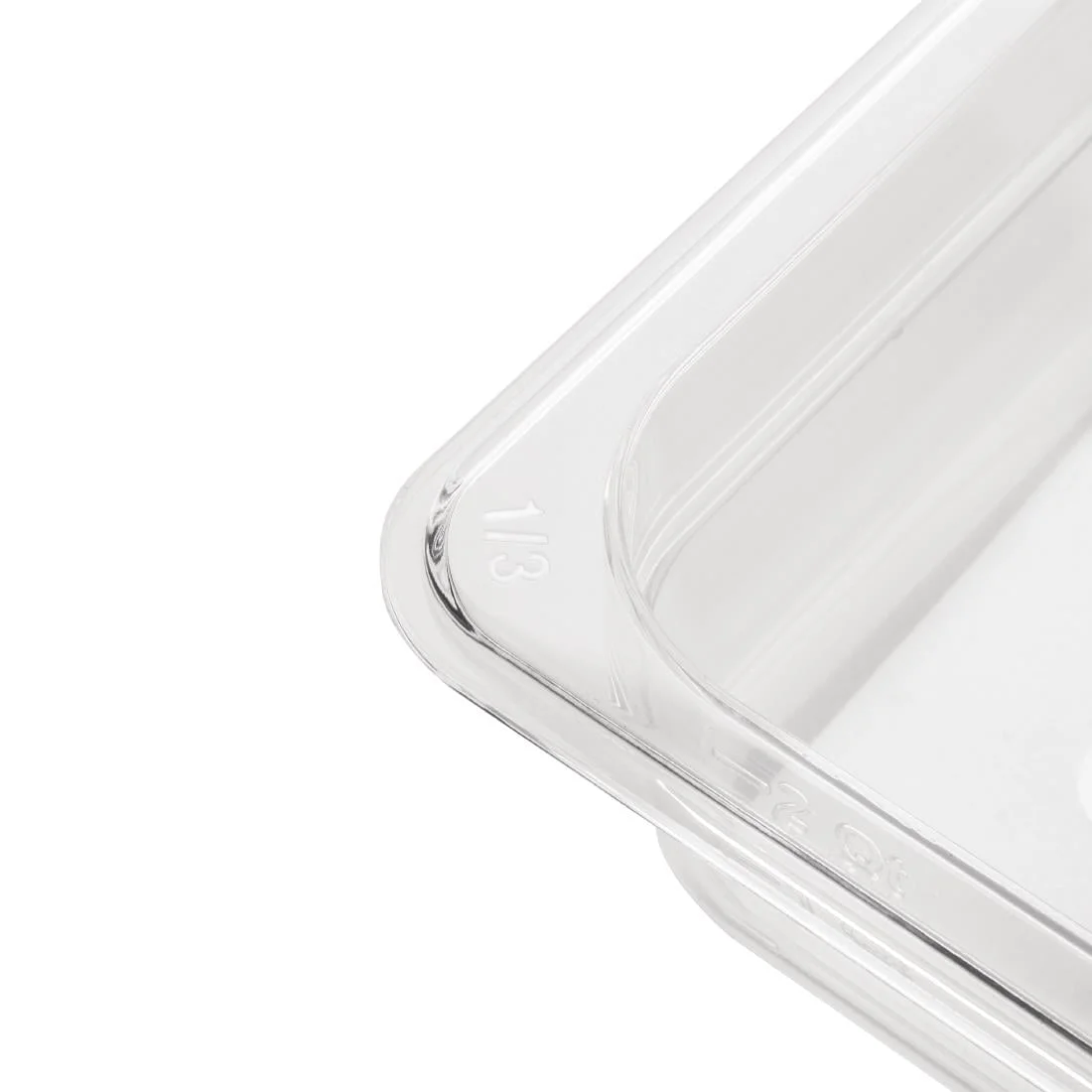 Vogue Polycarbonate 1/3 Gastronorm Container 150mm Clear - Image 5