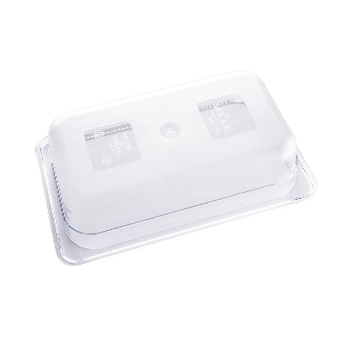 Vogue Polycarbonate 1/4 Gastronorm Container 65mm Clear - Image 6