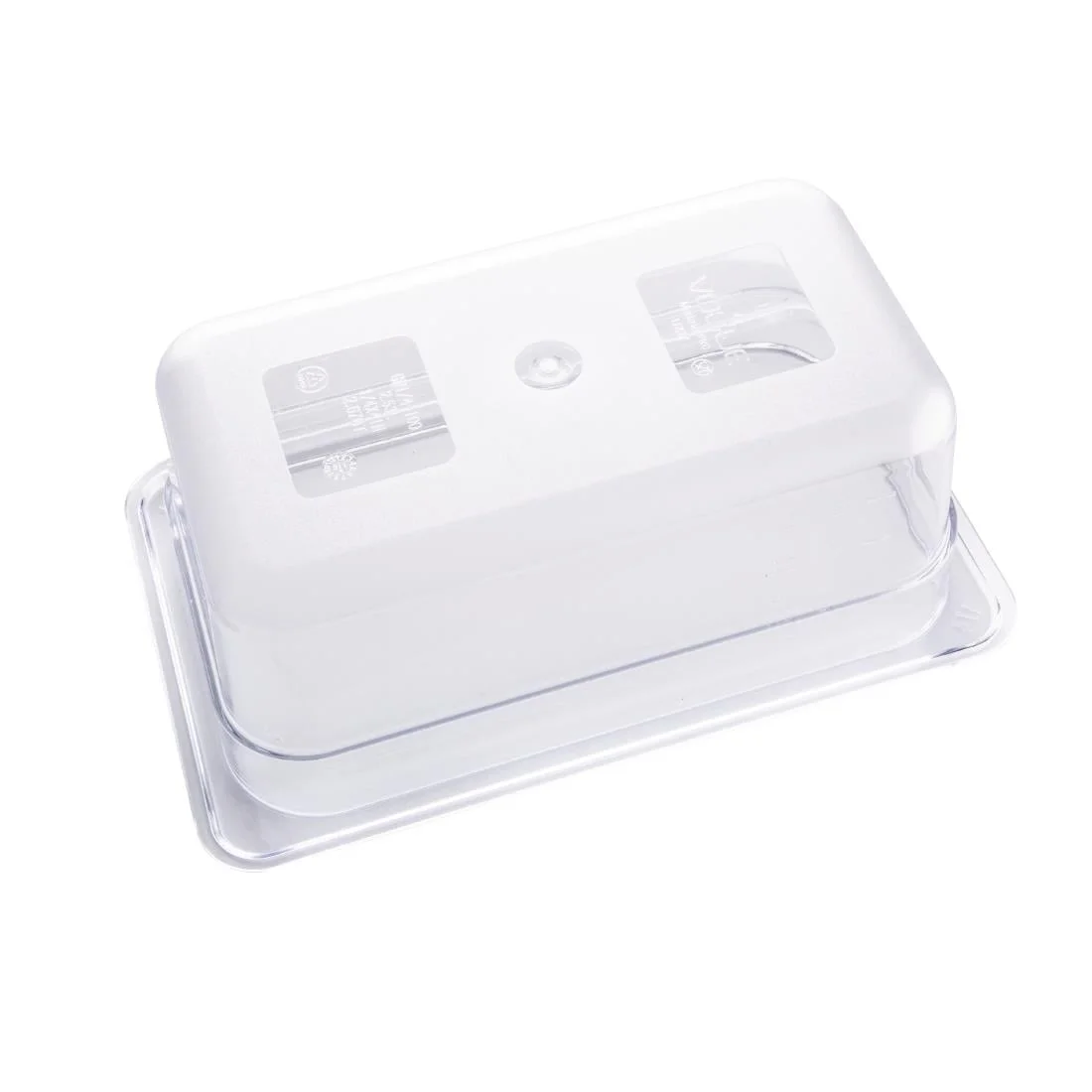 Vogue Polycarbonate 1/4 Gastronorm Container 100mm Clear - Image 6