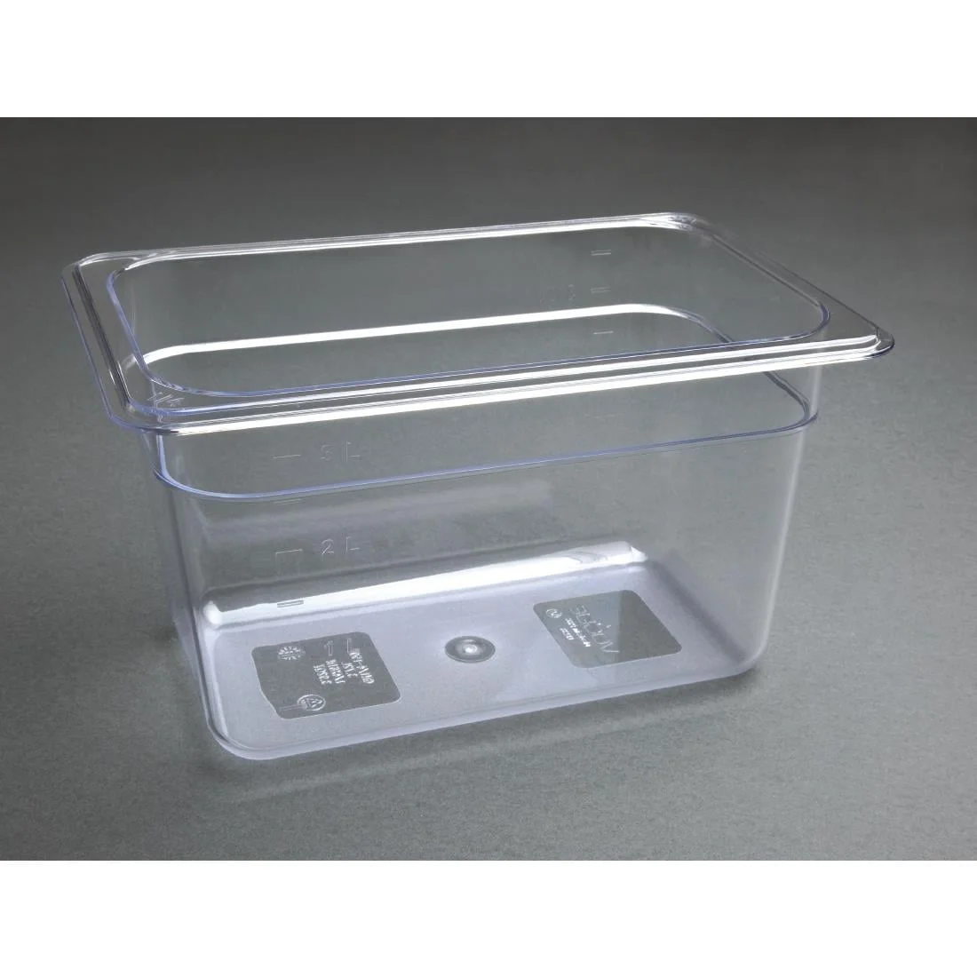 Vogue Polycarbonate 1/4 Gastronorm Container 150mm Clear - Image 7
