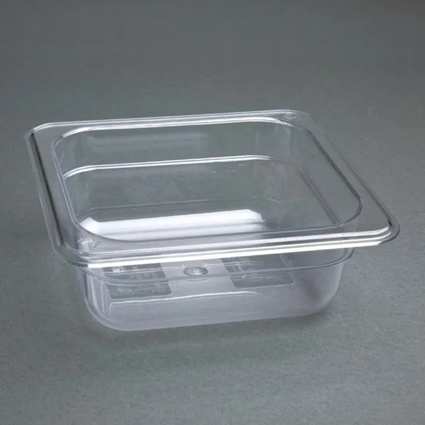 Vogue Polycarbonate 1/6 Gastronorm Container 65mm Clear