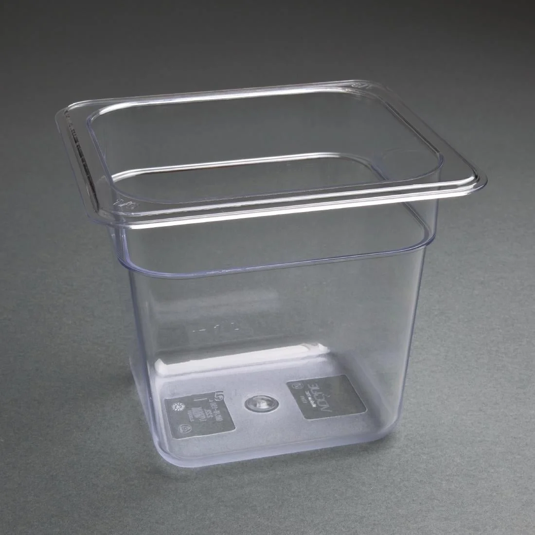 Vogue Polycarbonate 1/6 Gastronorm Container 150mm Clear - Image 7