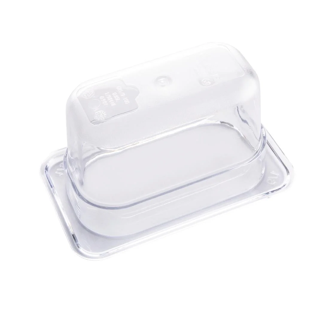 Vogue Polycarbonate 1/9 Gastronorm Container 100mm Clear - Image 5