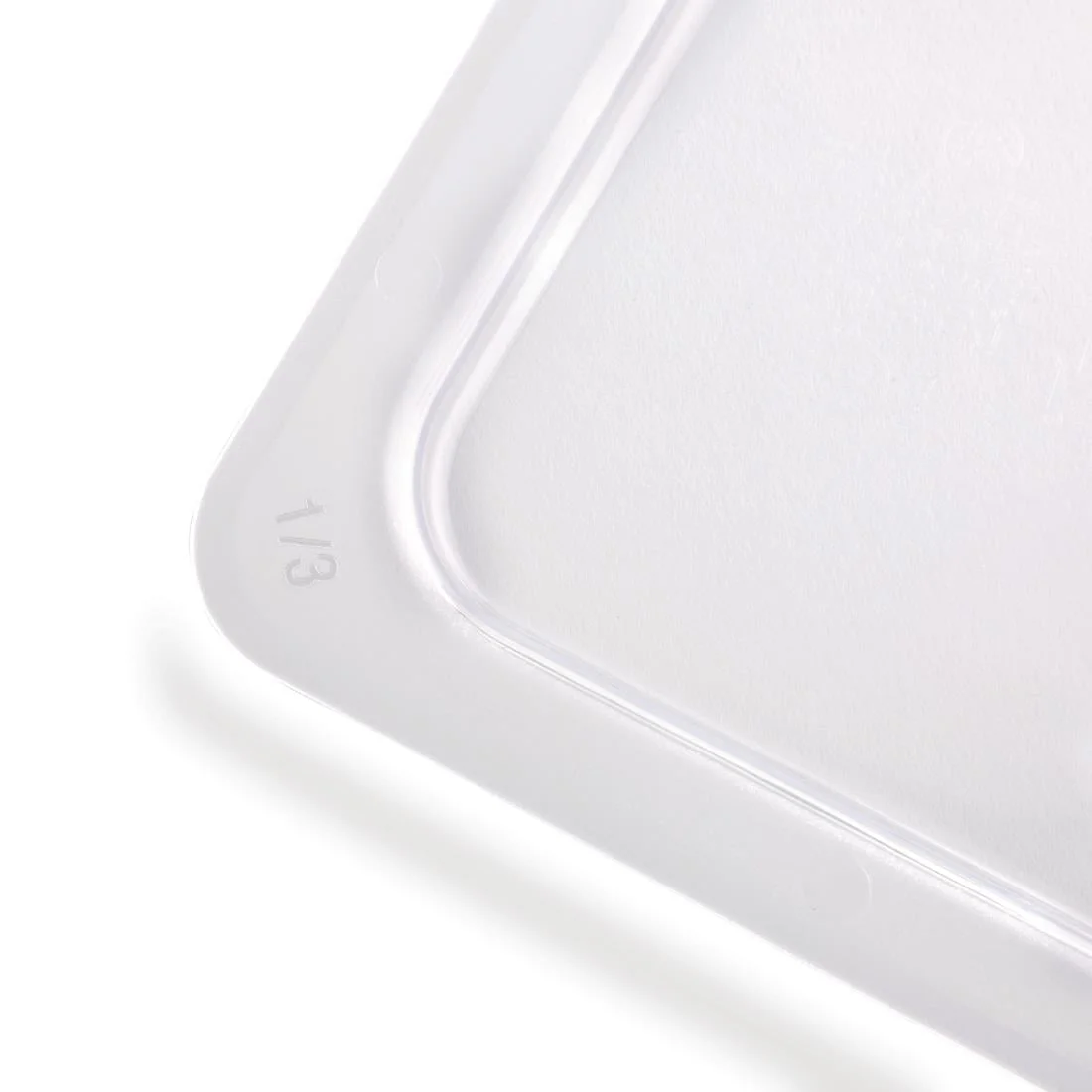 Vogue Polycarbonate 1/3 Gastronorm Lid Clear - Image 3