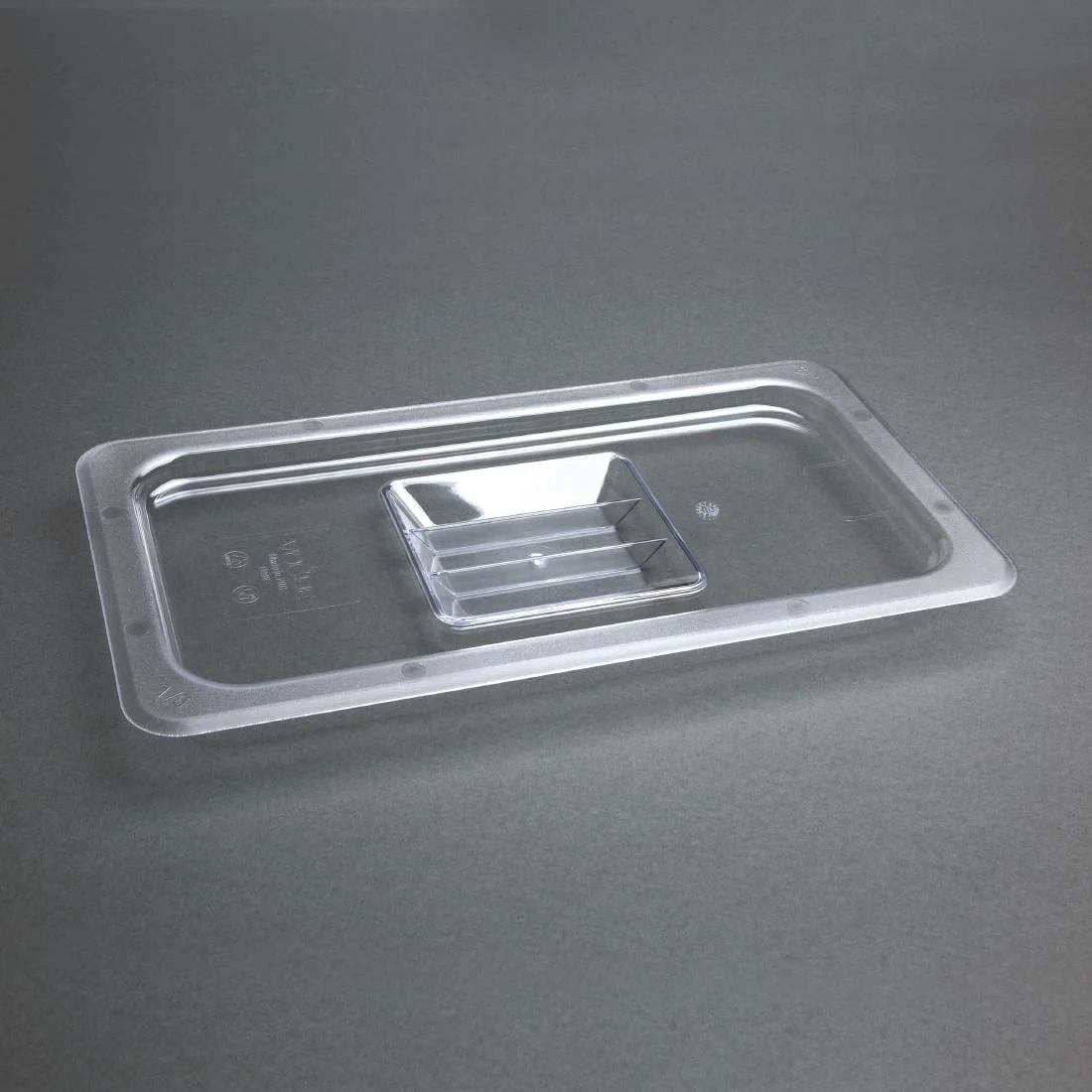 Vogue Polycarbonate 1/3 Gastronorm Lid Clear - Image 4