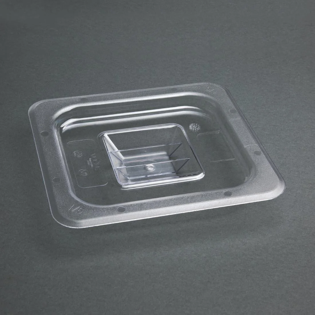 Vogue Polycarbonate 1/6 Gastronorm Lid Clear - Image 4