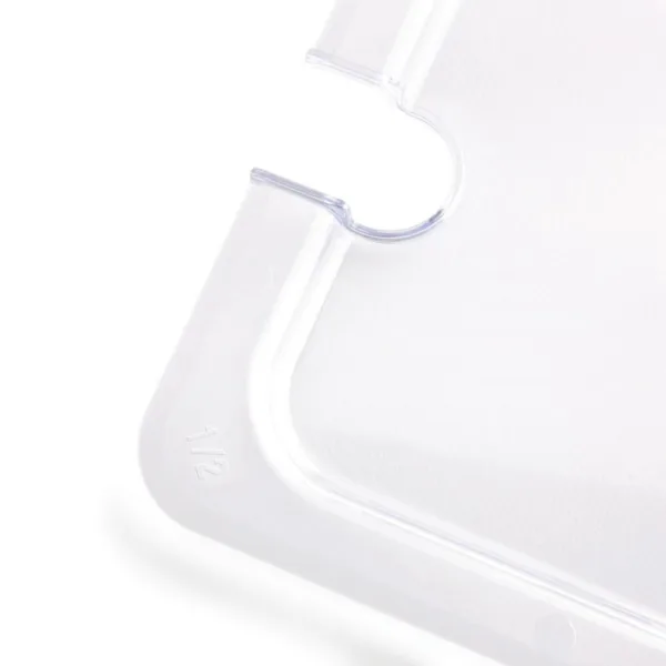 Vogue Polycarbonate 1/2 Gastronorm Lid Notched