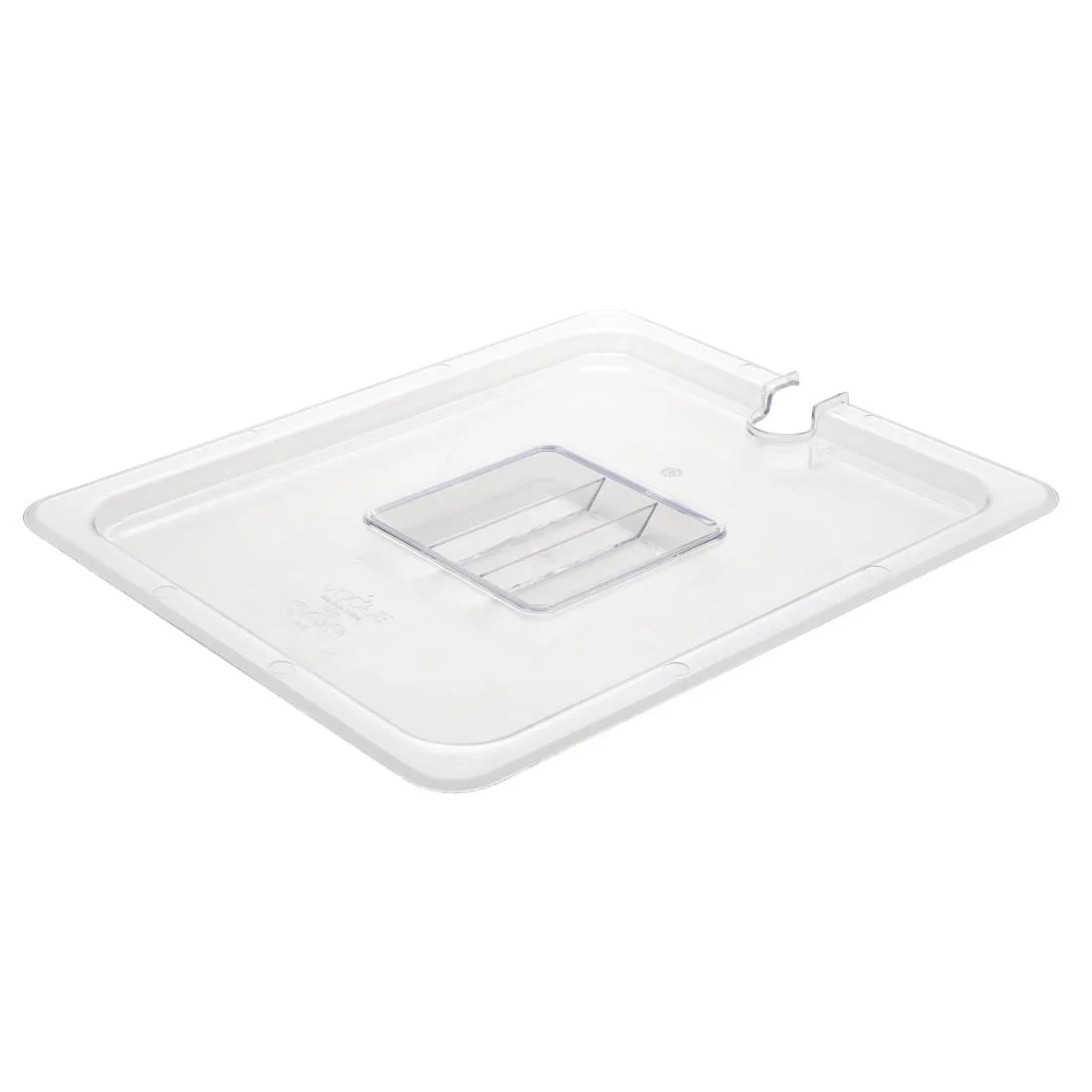 Vogue Polycarbonate 1/2 Gastronorm Lid Notched - Image 5
