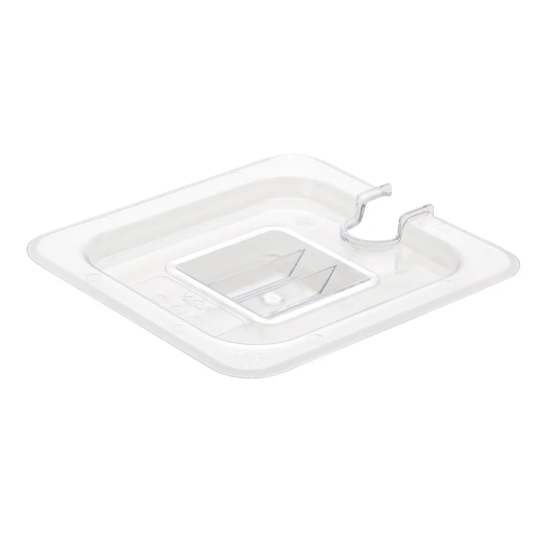 Vogue Polycarbonate 1/6 Gastronorm Lid Notched - Image 5