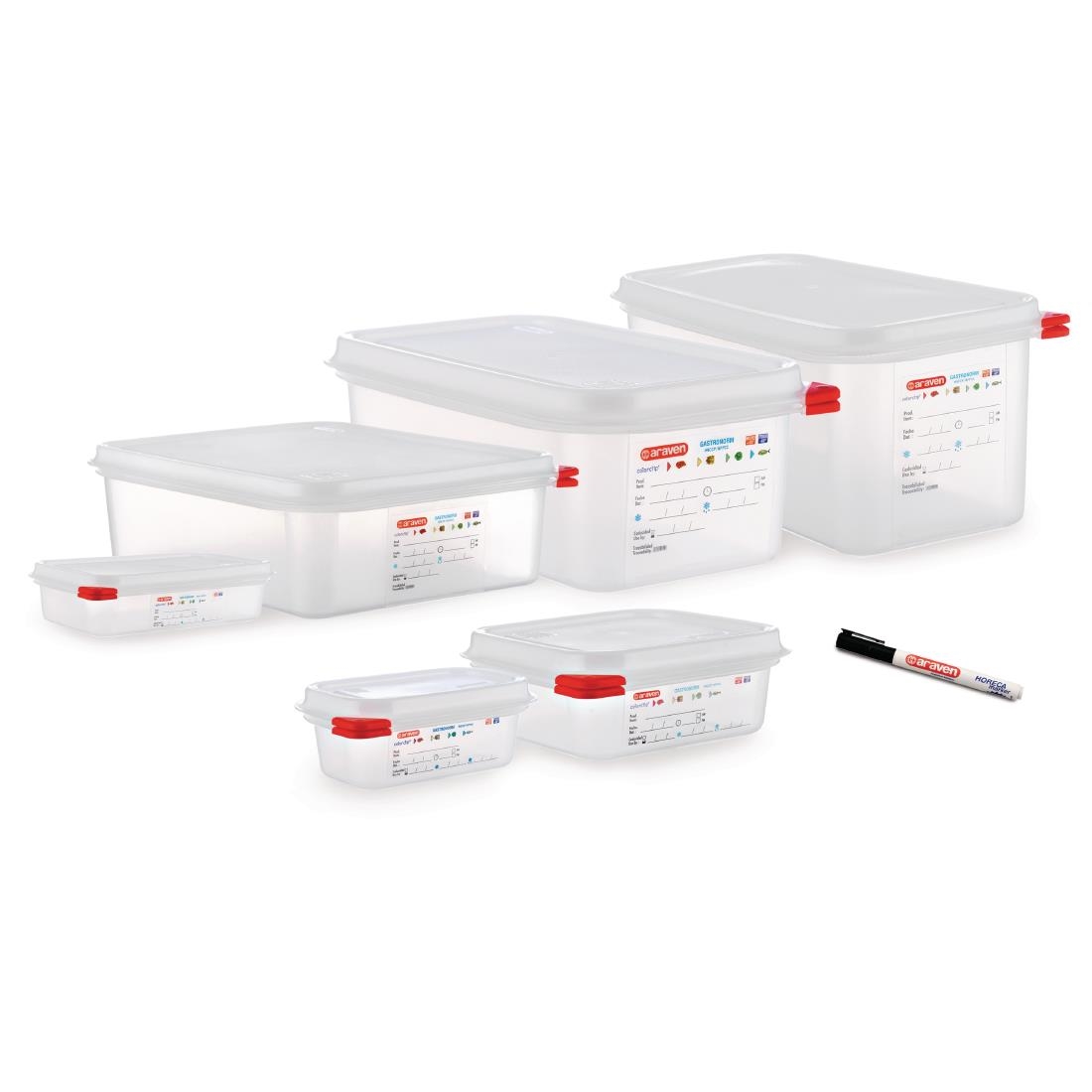 Araven 1/3 GN Food Container 6Ltr