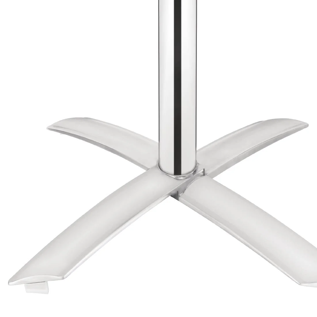 Bolero Round Flip Top Table Stainless Steel 600mm - Image 6