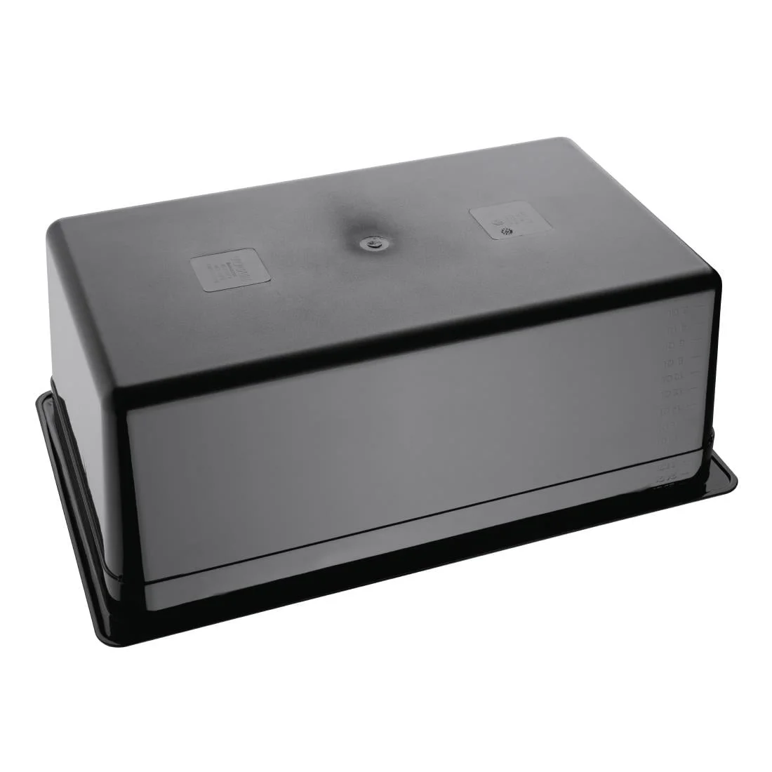 Vogue Polycarbonate 1/1 Gastronorm Container 200mm Black - Image 5