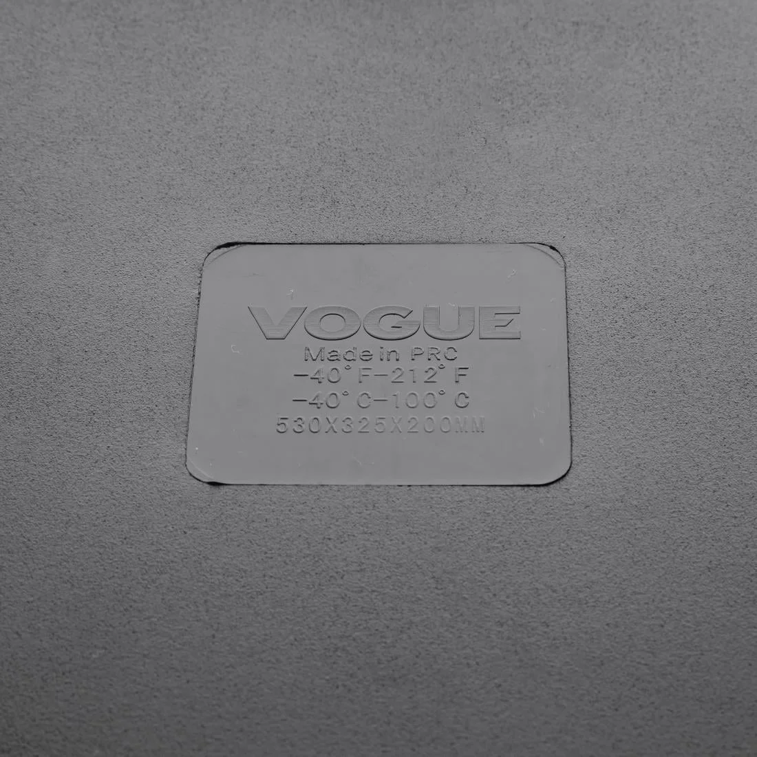 Vogue Polycarbonate 1/1 Gastronorm Container 200mm Black - Image 6