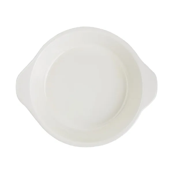 Vogue Black Cast Iron Round Gratin Dish 750ml