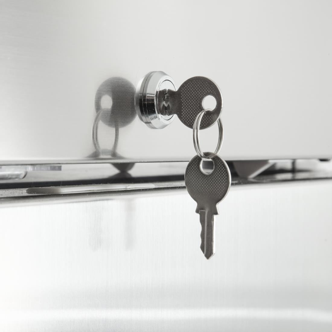 Polar Heavy Duty Double Door Freezer Stainless Steel 1300Ltr