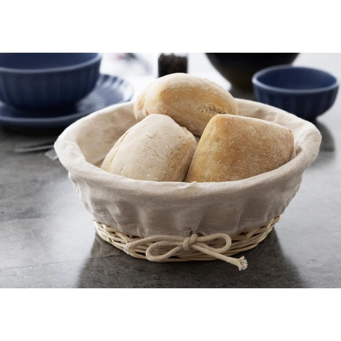 Wicker Round Basket - Image 6
