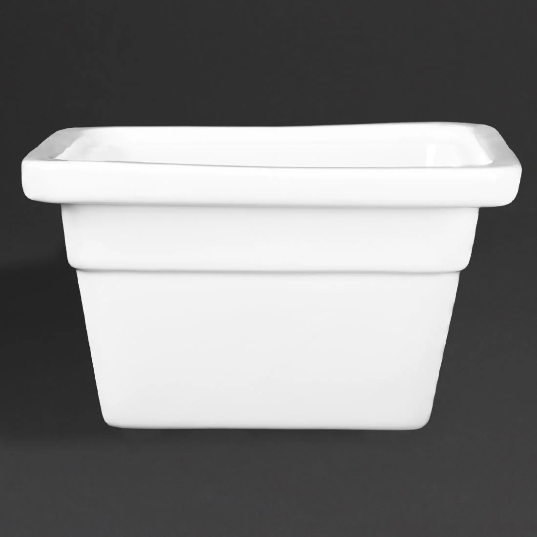 Olympia Whiteware 1/6 One Sixth Size Gastronorm 100mm - Image 3