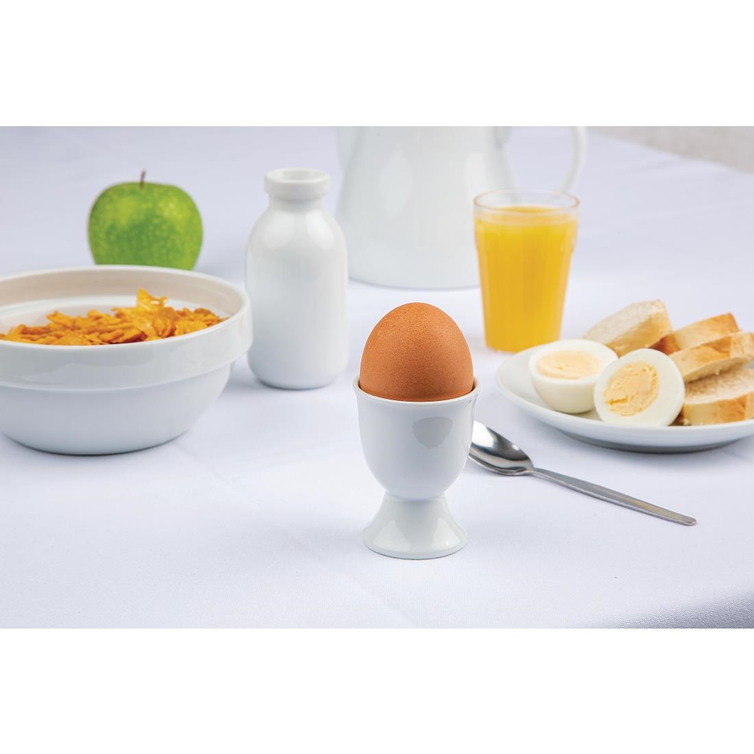 Olympia Whiteware Egg Cups 68mm