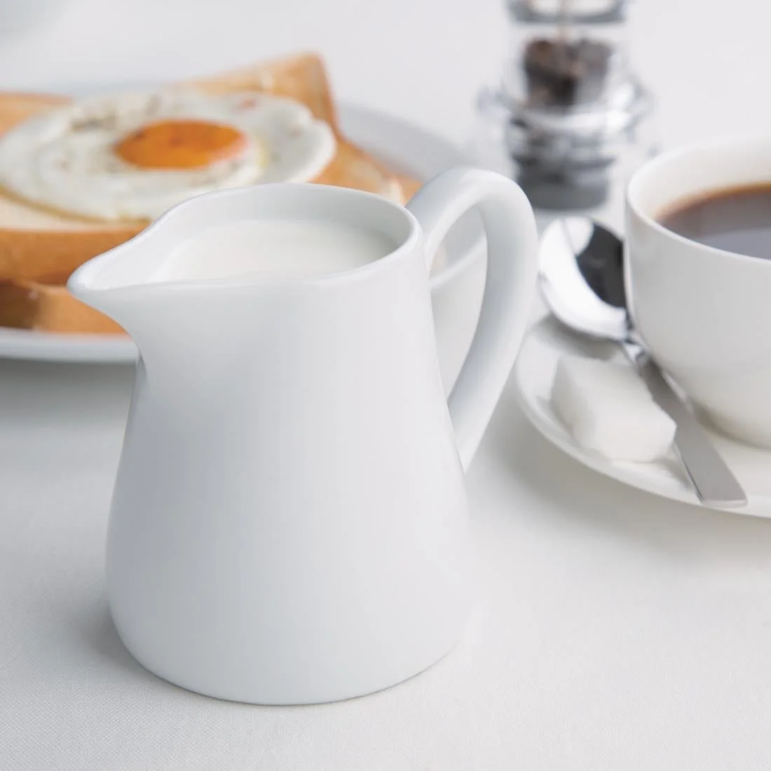 Olympia Whiteware Cream and Milk Jugs 212ml 7.5oz - Image 7