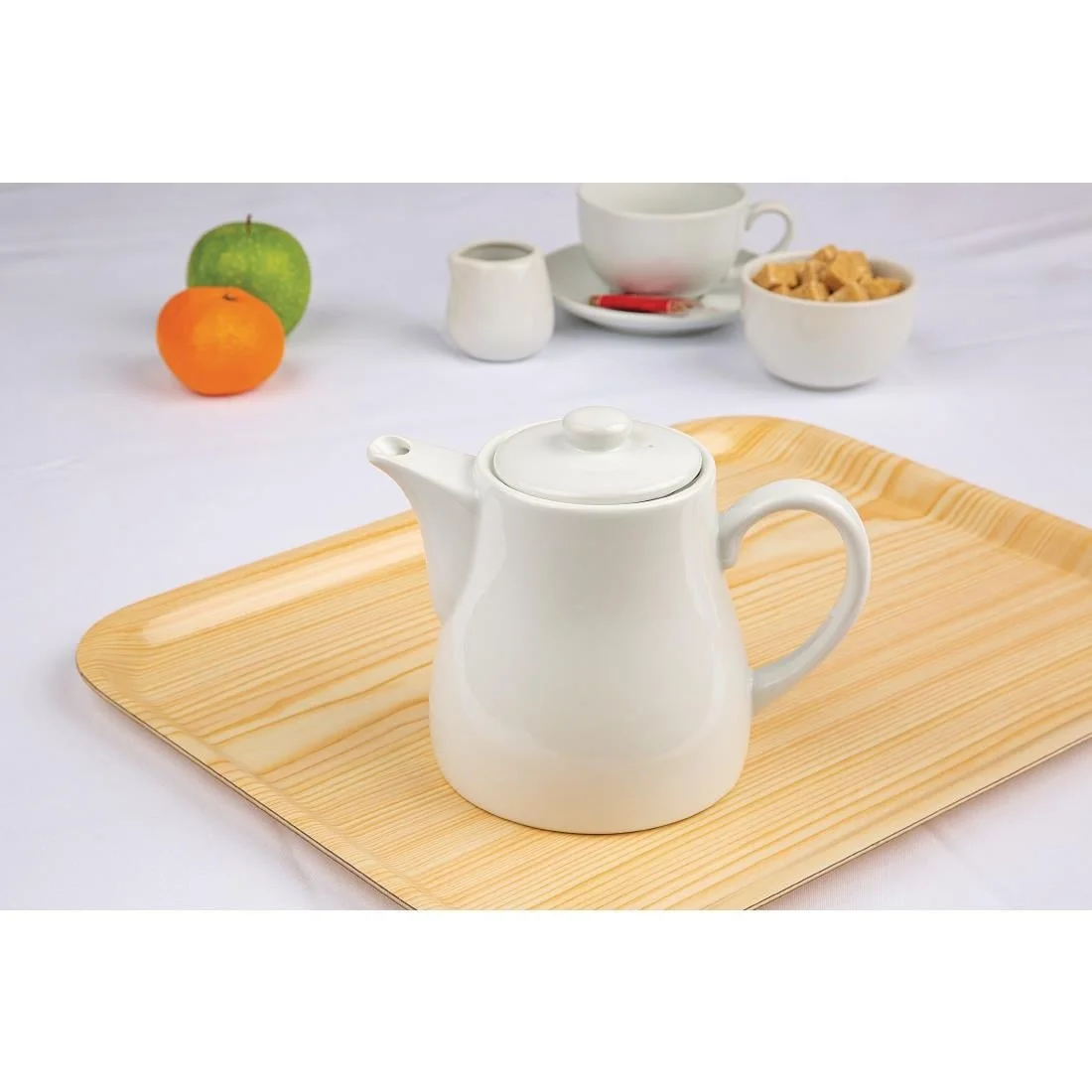 Olympia Whiteware Teapots 795ml 28oz - Image 7