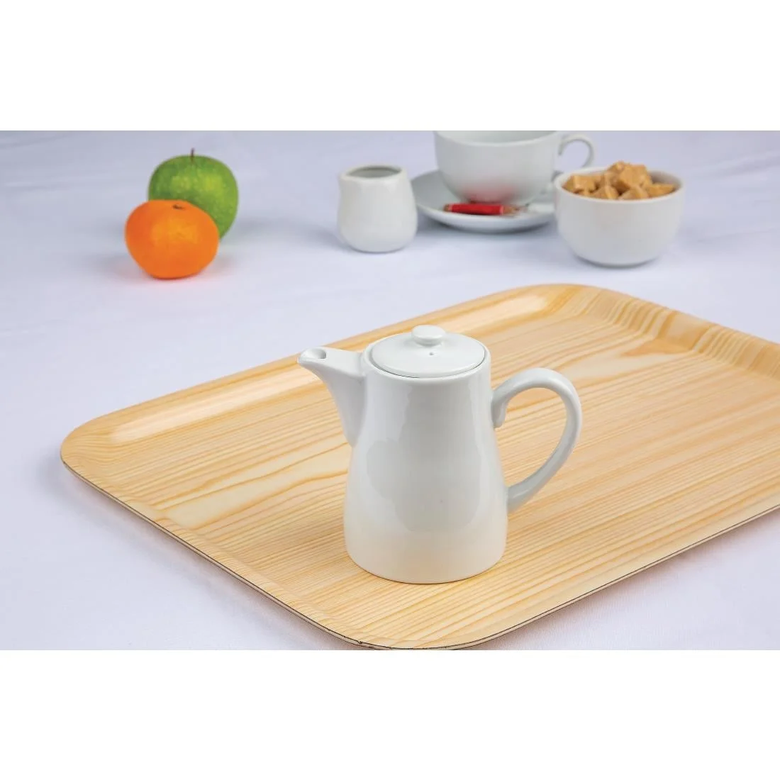 Olympia Whiteware Coffee Pots 310ml 11oz - Image 6