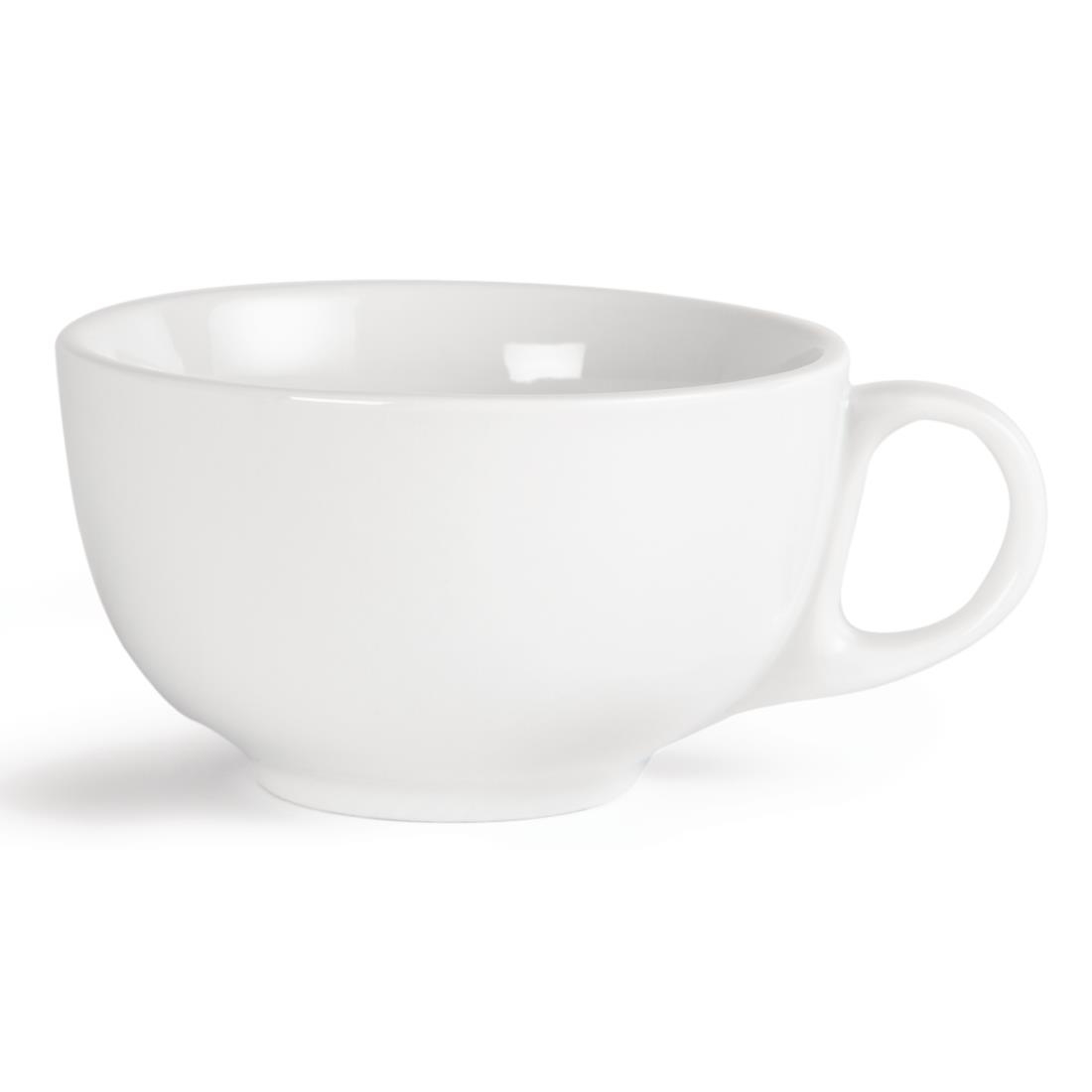 Olympia Whiteware Cappuccino Cups 425ml 15oz