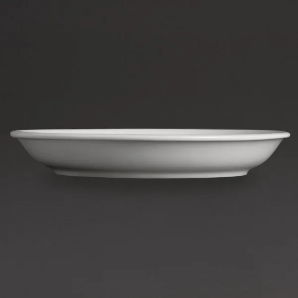 Olympia Whiteware Cappuccino Saucers 180mm