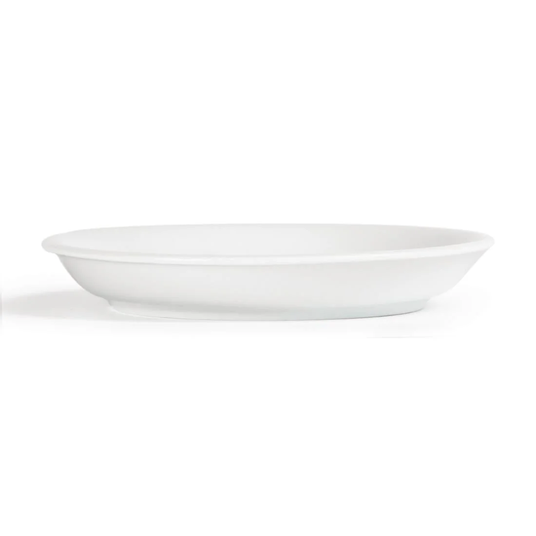 Olympia Whiteware Cappuccino Saucers 180mm - Image 4