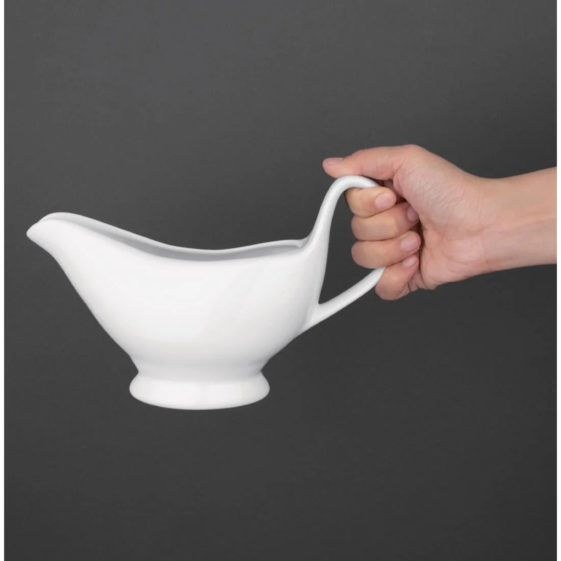 Olympia Whiteware Gravy Boats 340ml 12oz - Image 4