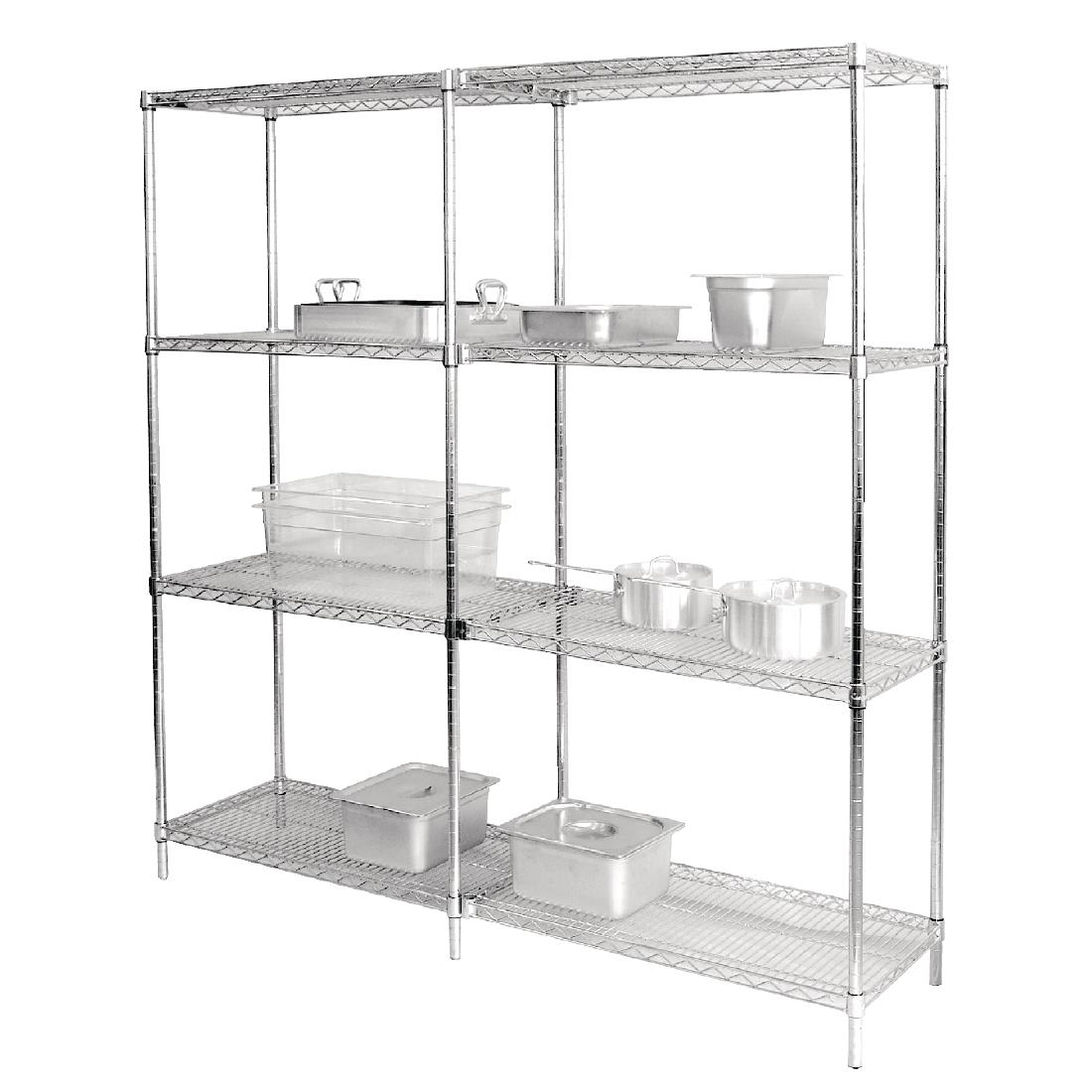 Vogue Chrome Wire Shelves 915x457mm Pack of 2