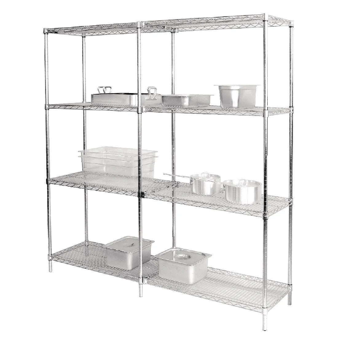 Vogue Chrome Wire Shelves 1525x610mm Pack of 2