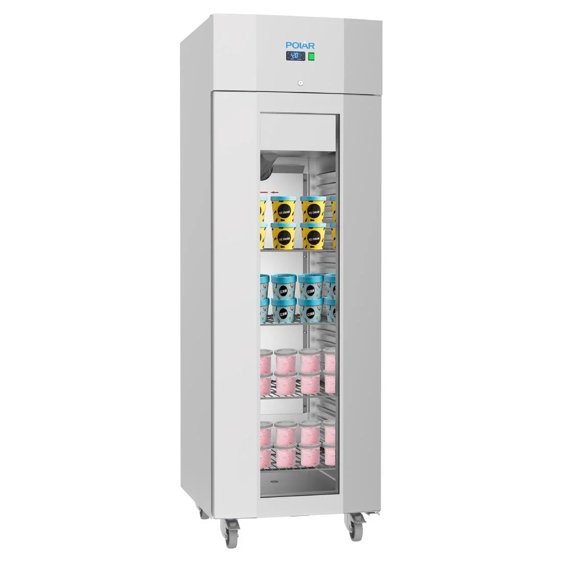 Polar U-Series Energy Efficient Glass Door Upright Storage/Display Freezer - Image 9