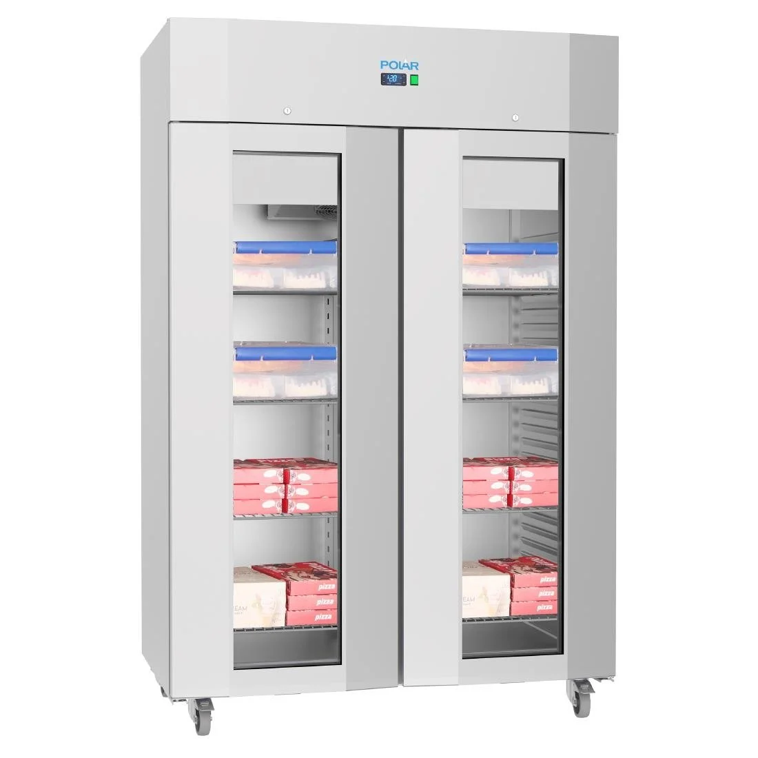 Polar U-Series Energy Efficient Double Glass Door Upright Storage/Display Freezer - Image 10