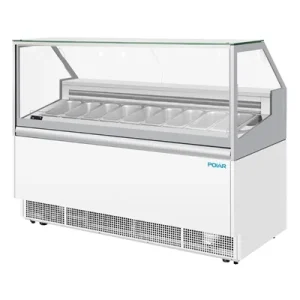 Polar U-Series 9 Pan Gelato Showcase