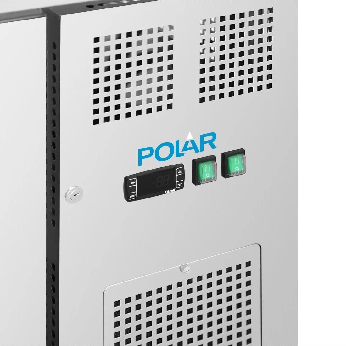 Polar U-Series 3 Door Counter Fridge With Glass Doors - Image 5