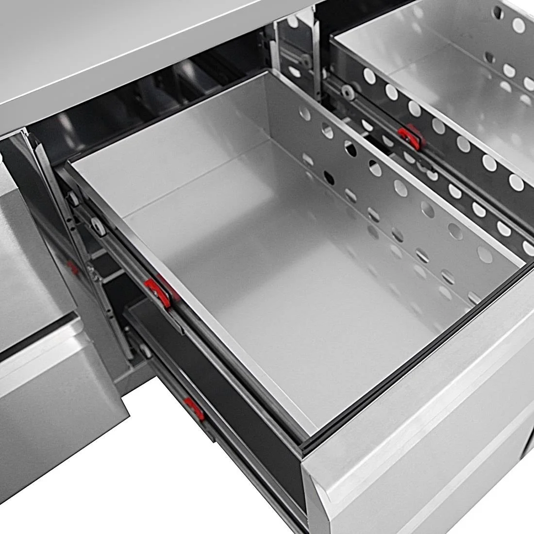 Polar U-Series Eight Drawer Gastronorm Counter Fridge - Image 6