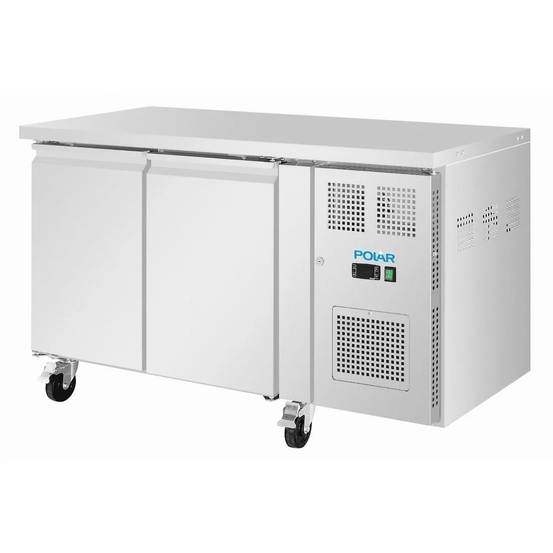 Polar U-Series Double Door Slimline Counter Fridge - Image 3