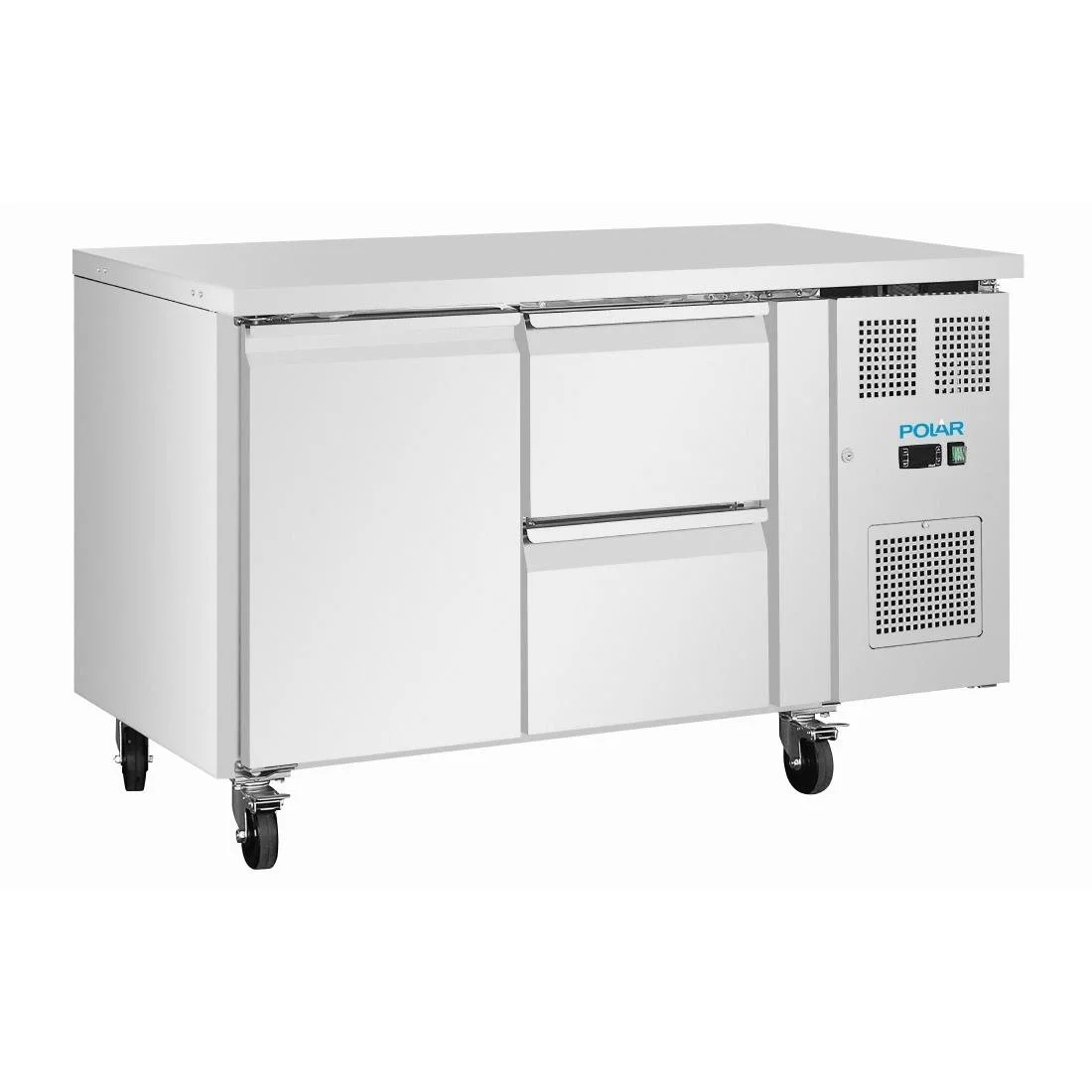 Polar U-Series 1 Door & 2 Drawer Counter Fridge - Image 1